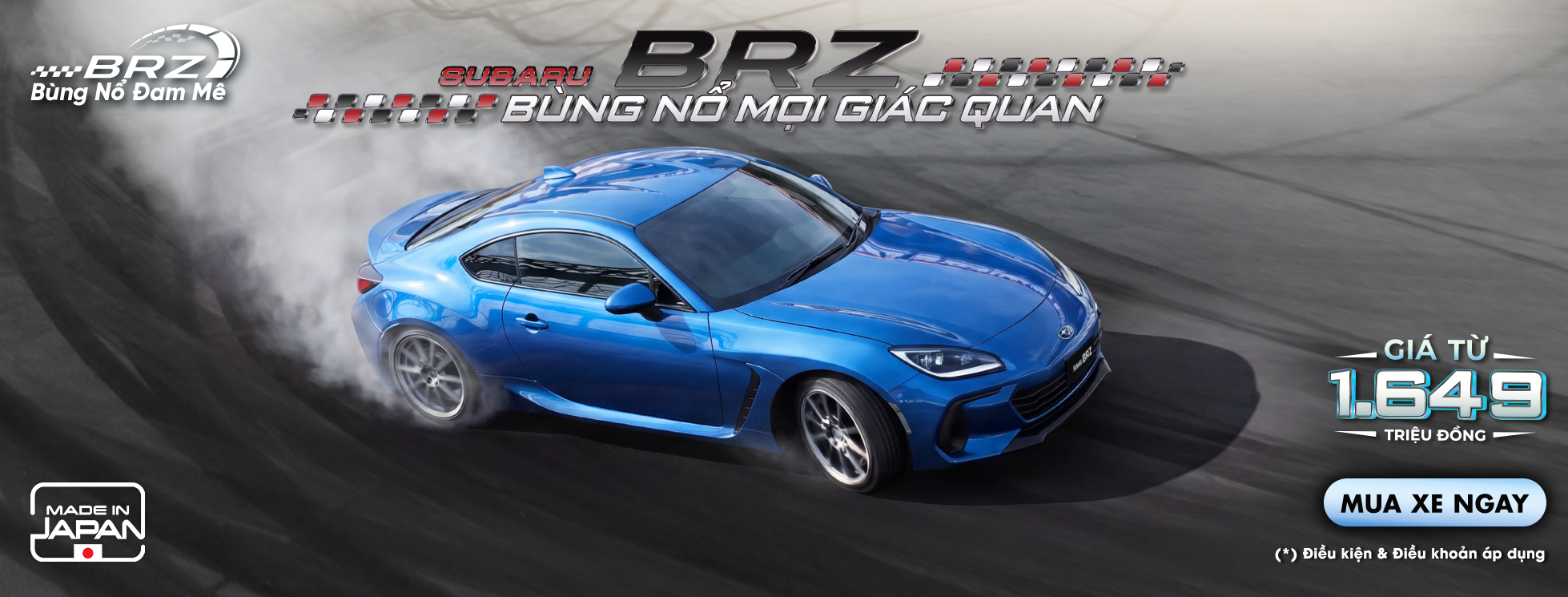 Subaru BRZ tháng 7 – Đại lý Subaru Đồng Nai