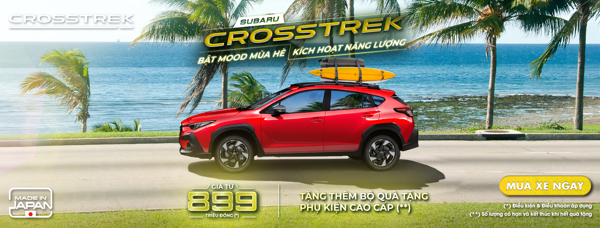 Subaru Crosstrek tháng 7 – Đại lý Subaru Đồng Nai